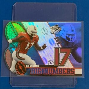D.J. Williams #BN29 [Die-Cut Holo] 2004 Press Pass Big Numbers Football Card